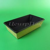 Коробка-салатник OneClick 800 мл 120х200х55 черный (300)